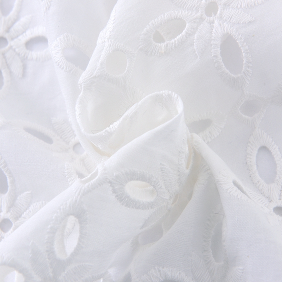 Bridal Lace Designs Cotton Fabric Embroidery