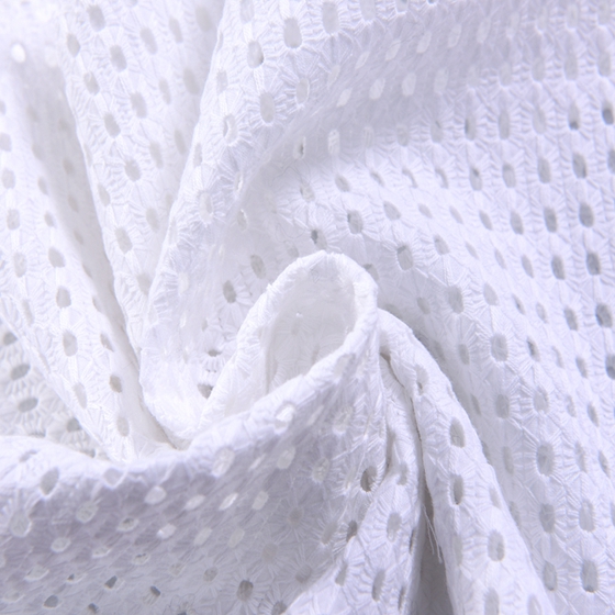 Latest Swiss Voile White Cotton Lace