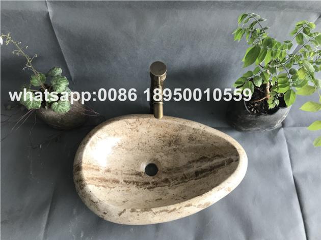 China Carrara Grey Marble Bath Vessel