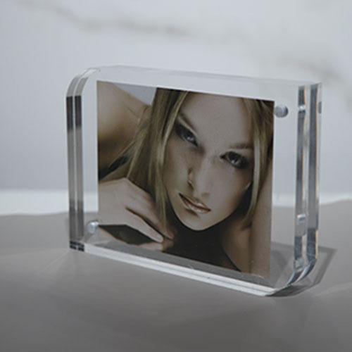 Vertical Acrylic Crystal Photo Frame
