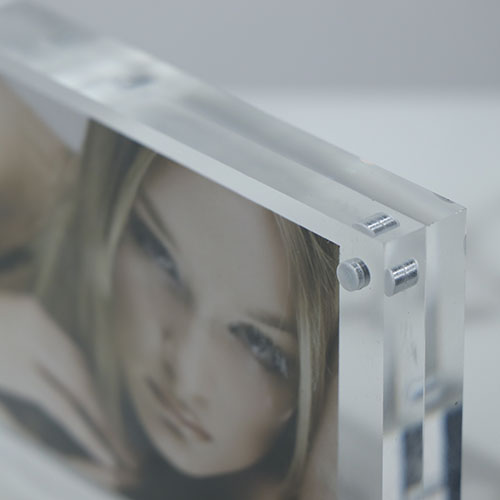 Vertical Acrylic Crystal Photo Frame
