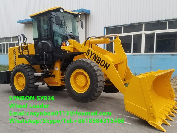 SYNBON SY936 Front shovel wheel loader, a variety of auxiliary tools, simple operation, wide applica