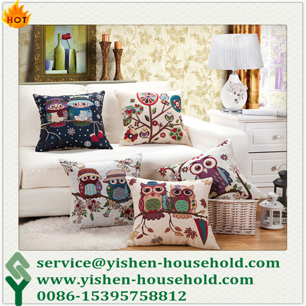 Yishen-Household  Hot  woven jacquard decorative tapestry cushions or cushion covers
