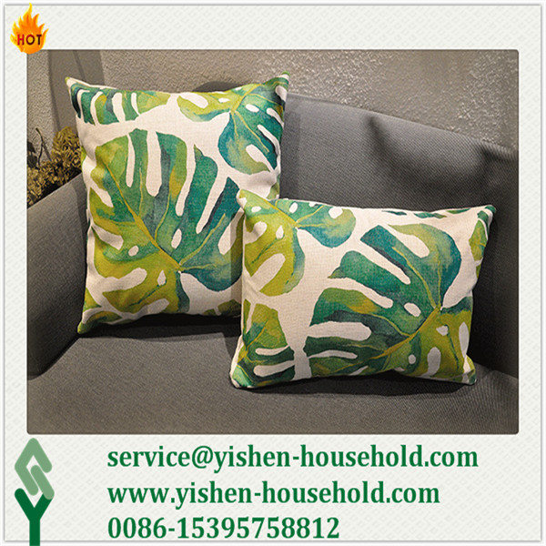 Yishen-Household Decorative pillow, sofa cushion,Mr Right Cushion Cover Pillow Case Linen Fabric Dig
