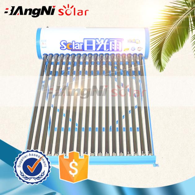Factory direct sales Galvanized non-pressured solar water heater