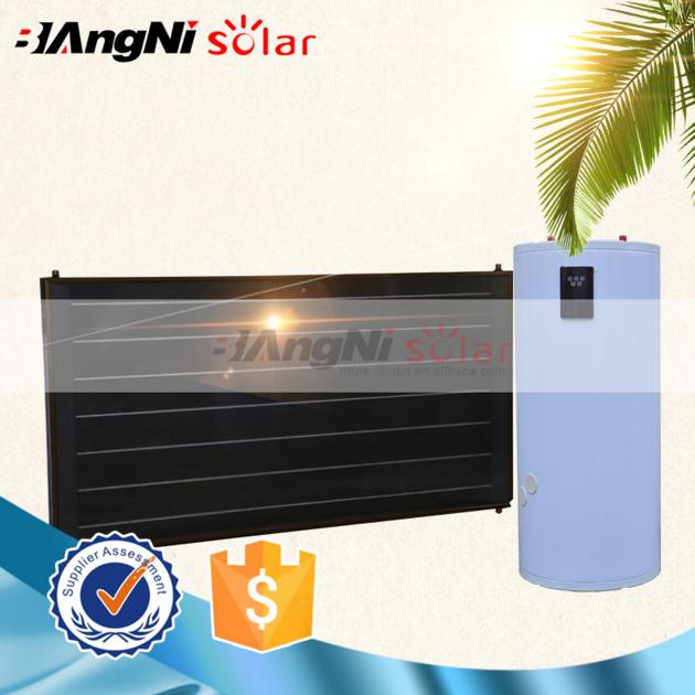 Brand new flat panel collector and solar water heater tank