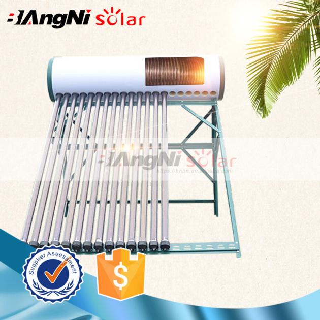 Hot selling High Quality Copper Coil Compact Pre-heating Solar Water Heater