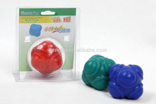 Hot selling 6cm Flexible speed reaction ball,training ball