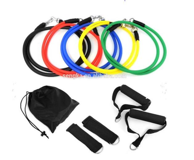 Exercise Fitness Resistance Workout Bands 11pcs