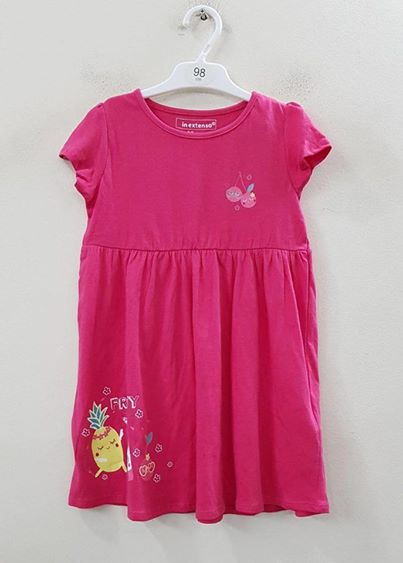 Girls fancy cotton frok 