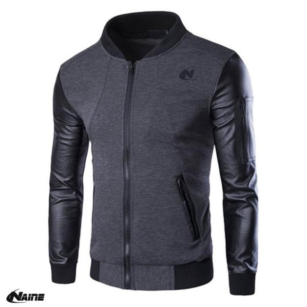 Winter Leather mens Jacket 