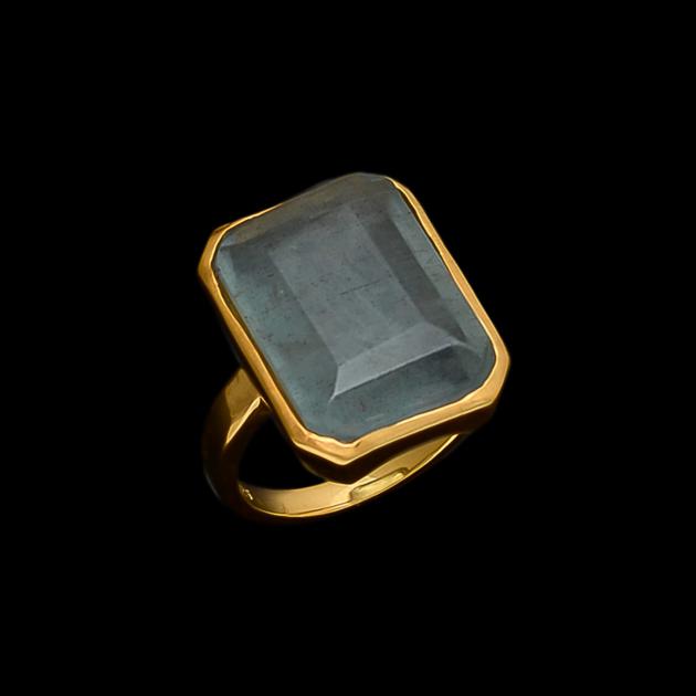 Aquamarine Gemstone Ring