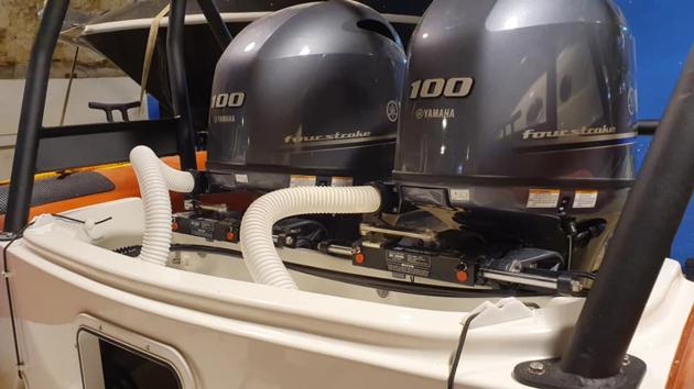 Slightly Used Yamaha 100HP 4 Stroke