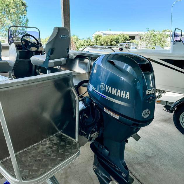 Slightly Used Yamaha 60HP 4-Stroke Outboard Motor Engine