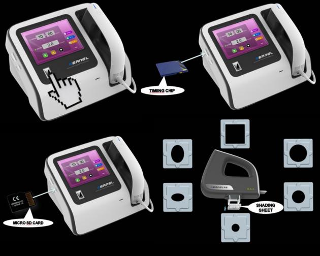 KN-5000D Portable Effective 308nm excimer laser machine for vitiligo and psoriasis
