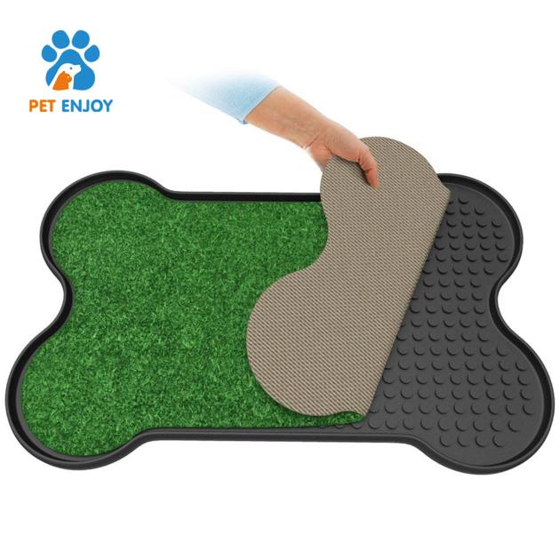 Pet Supply Green Grass Mat Puppy Pee Trainer Indoor Pee Pad Pet Dog Potty