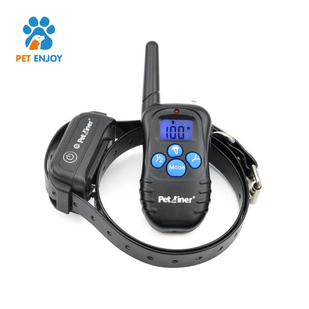 Petrainer PET998DBB 100% Waterproof and Rechargeable Dog Shock Collar Training 330 yd Remote Dog Tra