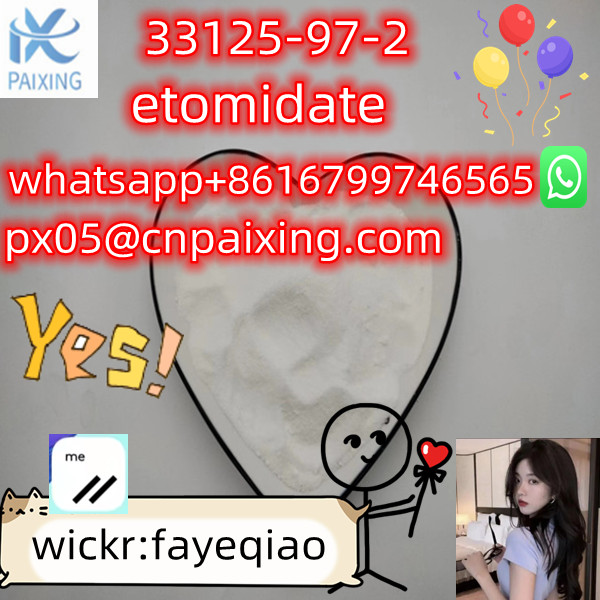 Factory price cas33125-97-2 etomidate 