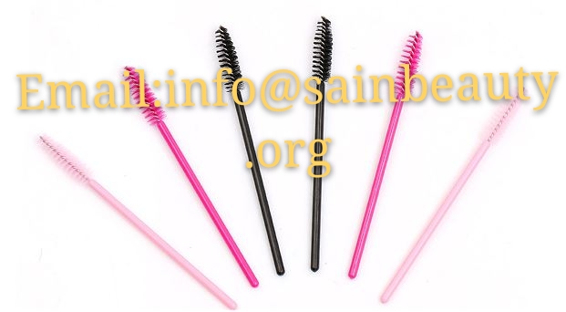 Pink Eyelash Extension Beauty Mascara Wand Applicator Disposable Eyelash Makeup