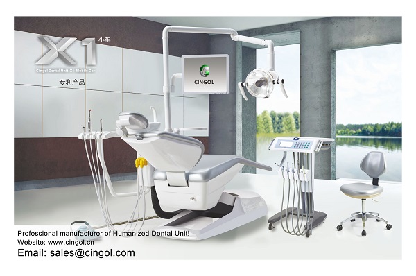 Cingol implanting dental unit X1 of movable car