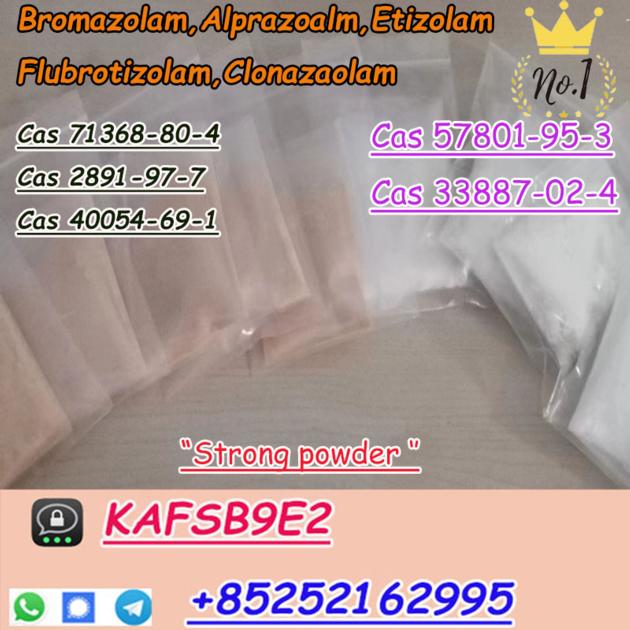 Bromazolam cas 71368-80-4 powder, supply free sample