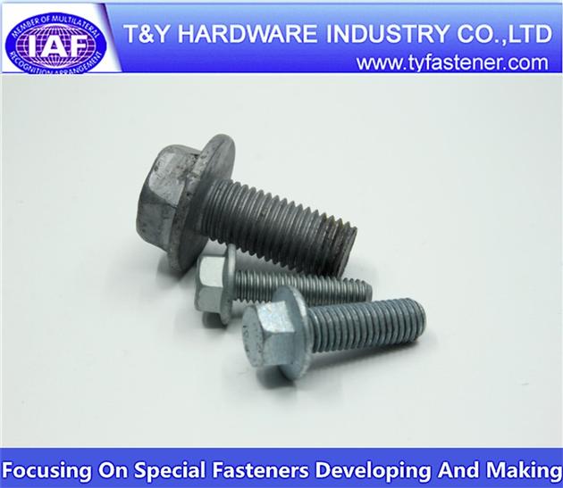 High Temperature Hexagon Head Bolts Galvanized Grade 8.8