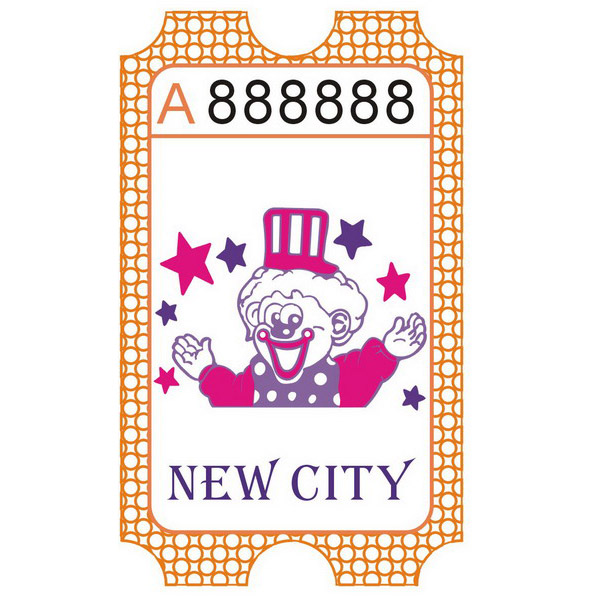 Redemptiom Ticket Arcade Ticket Long Ticket