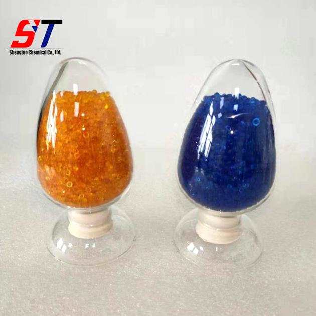 Blue White Orange Color Desiccant Silica