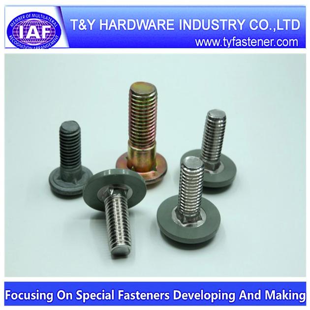 Fin neck bolt / zinc plated / carbon steel