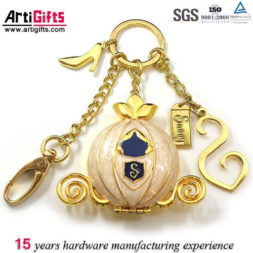Custom design enamel color metal keychain