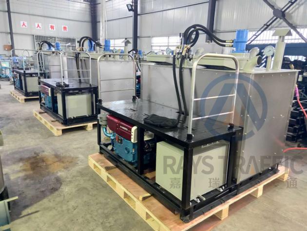 Road Marking Machine Double Cylinder Thermoplastic
