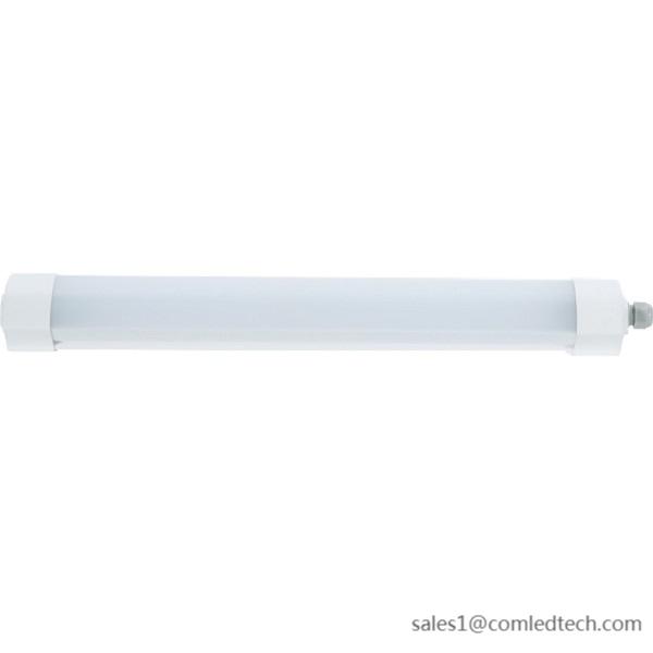 IP66 waterproof rating 2FT 18W LED triproof light with sensor dimming LED batten light