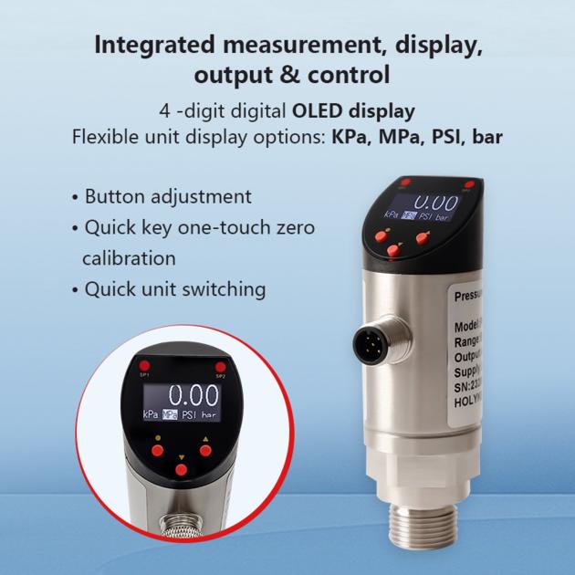 Holykell Digital Pressure Switch PS302