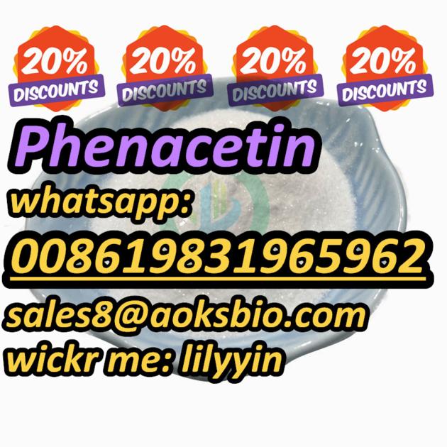 cas 62-44-2 phenacetin Sale Buy Crystal shiny phenacetin