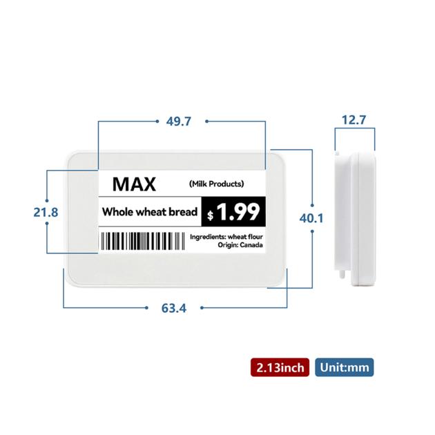 2 13inch NFC Electronic Shelf Label