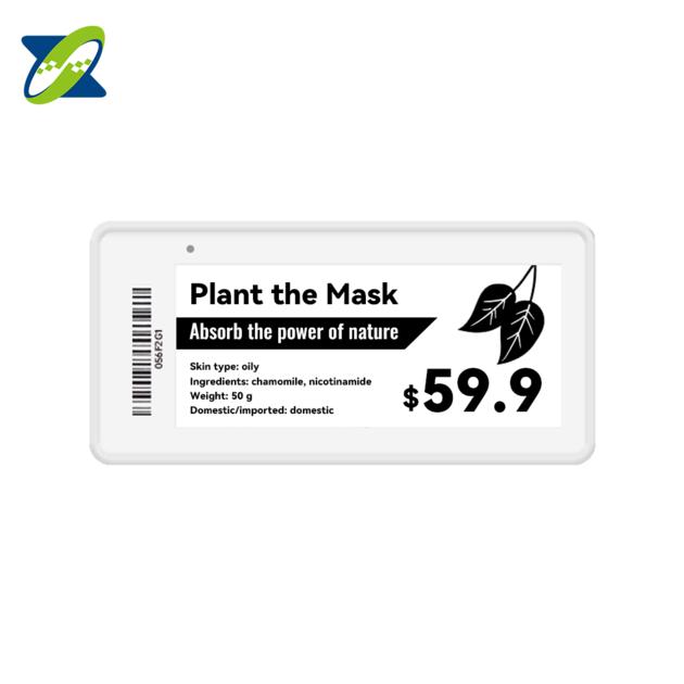 2.90inch Bluetooth Low Energy Electronic Shelf Label For Retail Industry