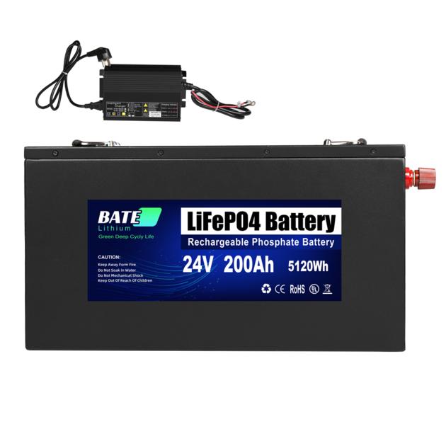 BATELITHIUM 24v200ah Lifepo4 Battery for Solar System