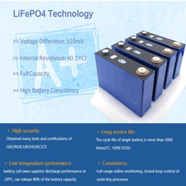 BATELITHIUM 3 2V 280Ah Lithium Battery