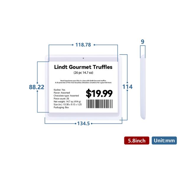 5 80inch 2 4GHz Electronic Shelf
