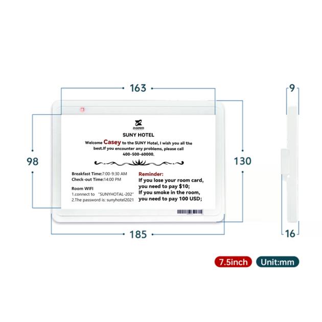 7 50inch Bluetooth Low Energy Electronic