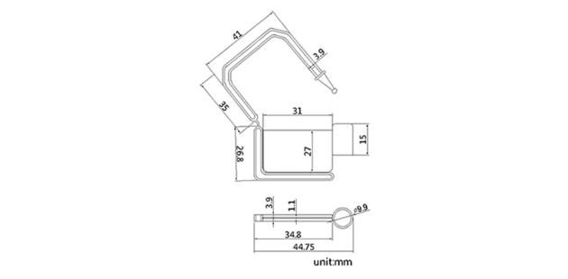 Plastic Custom Padlock Seal For Cash