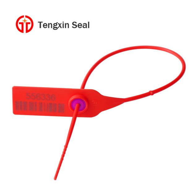 multitail plastic seal with barcode