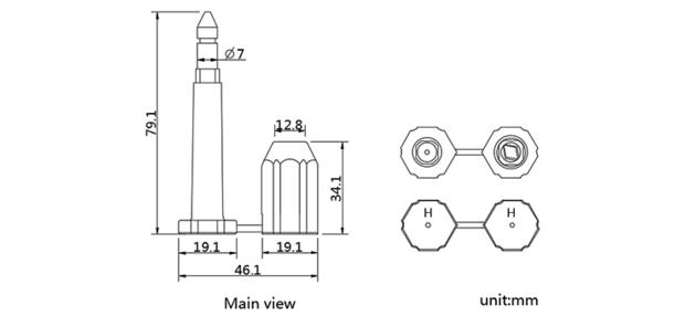 Self Locking Shipping Container Locks