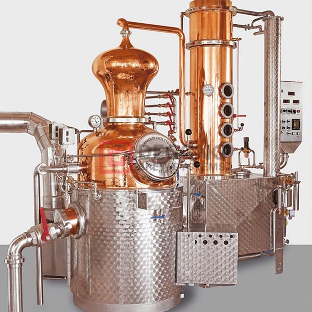 500L Professional Custom Copper Alcohol Whiskey