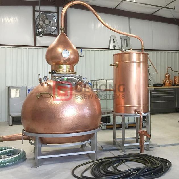 300L copper kettle distillation equipment is suitable for whiskey tequila