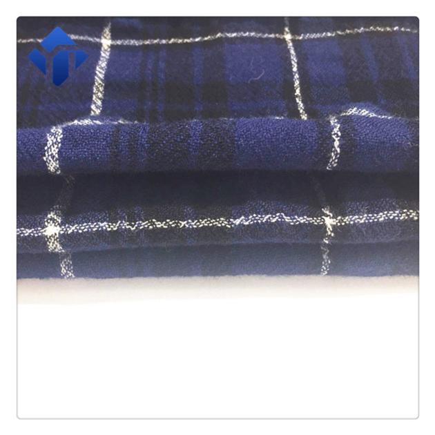 Fashion And Popular Wool Viscose Plaid