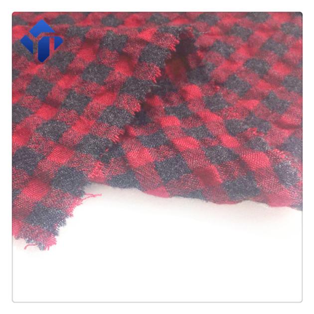 Fashion And Popular Wool Viscose Plaid