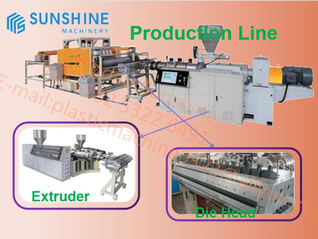 PVC Corrugated Tile Production Line
