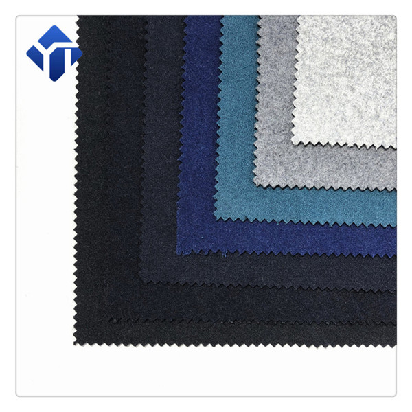 China fabric manufacturers multicolor melton wool coat fabric