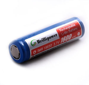 Brillipower IMR18650 1600mAh Li-Mn Rechargeable Batteries